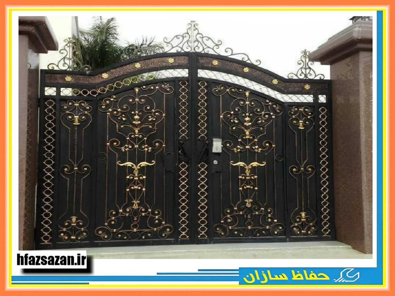 طراحی درب حیاط کلاسیک | حفاظ سازان طراحی درب حیاط کلاسیک
