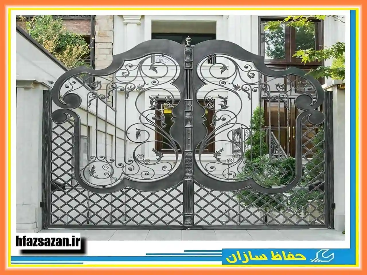 درب فلزی مطابق نما ساختمان