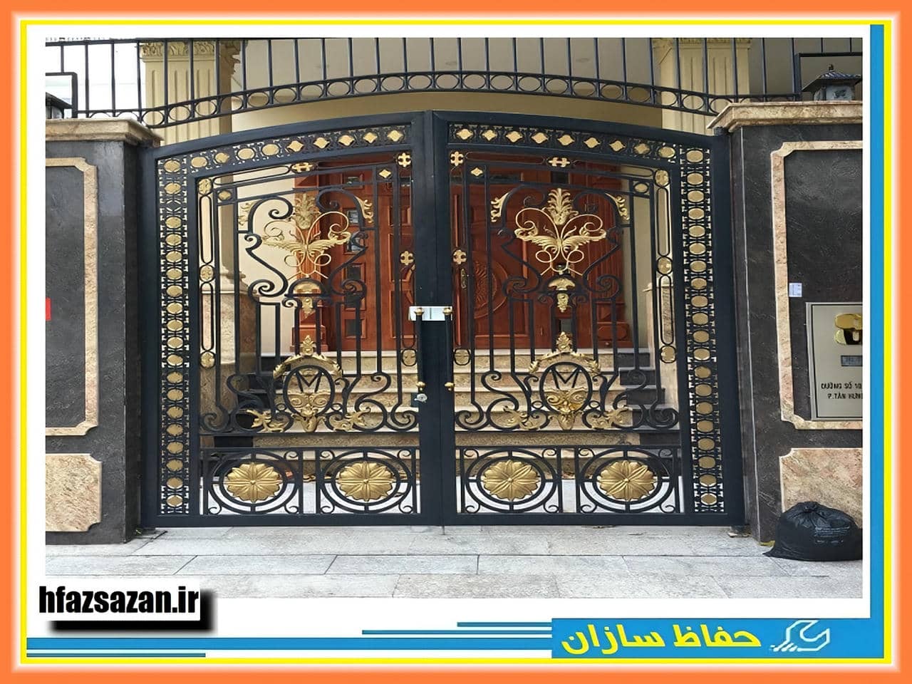 قیمت درب ویلایی فرفورژه | حفاظ سازان قیمت درب ویلایی فرفورژه