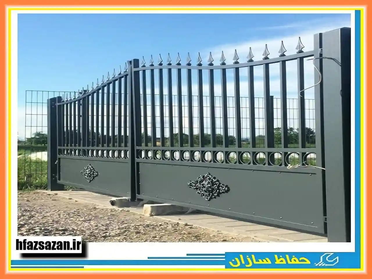 درب فرفورژه ورودی منزل