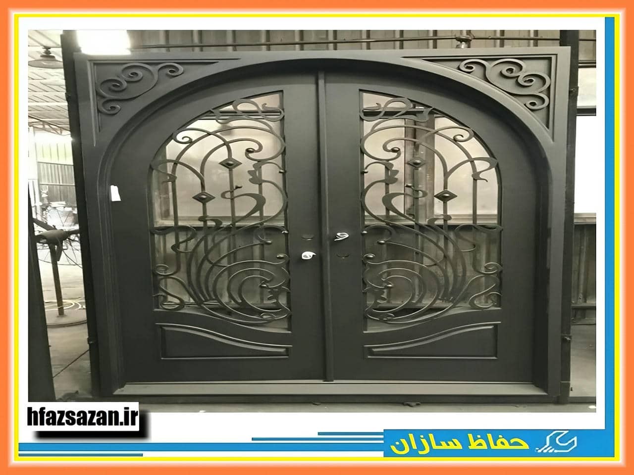 درب فلزی ورودی ساختمان | حفاظ سازان درب فلزی ورودی ساختمان
