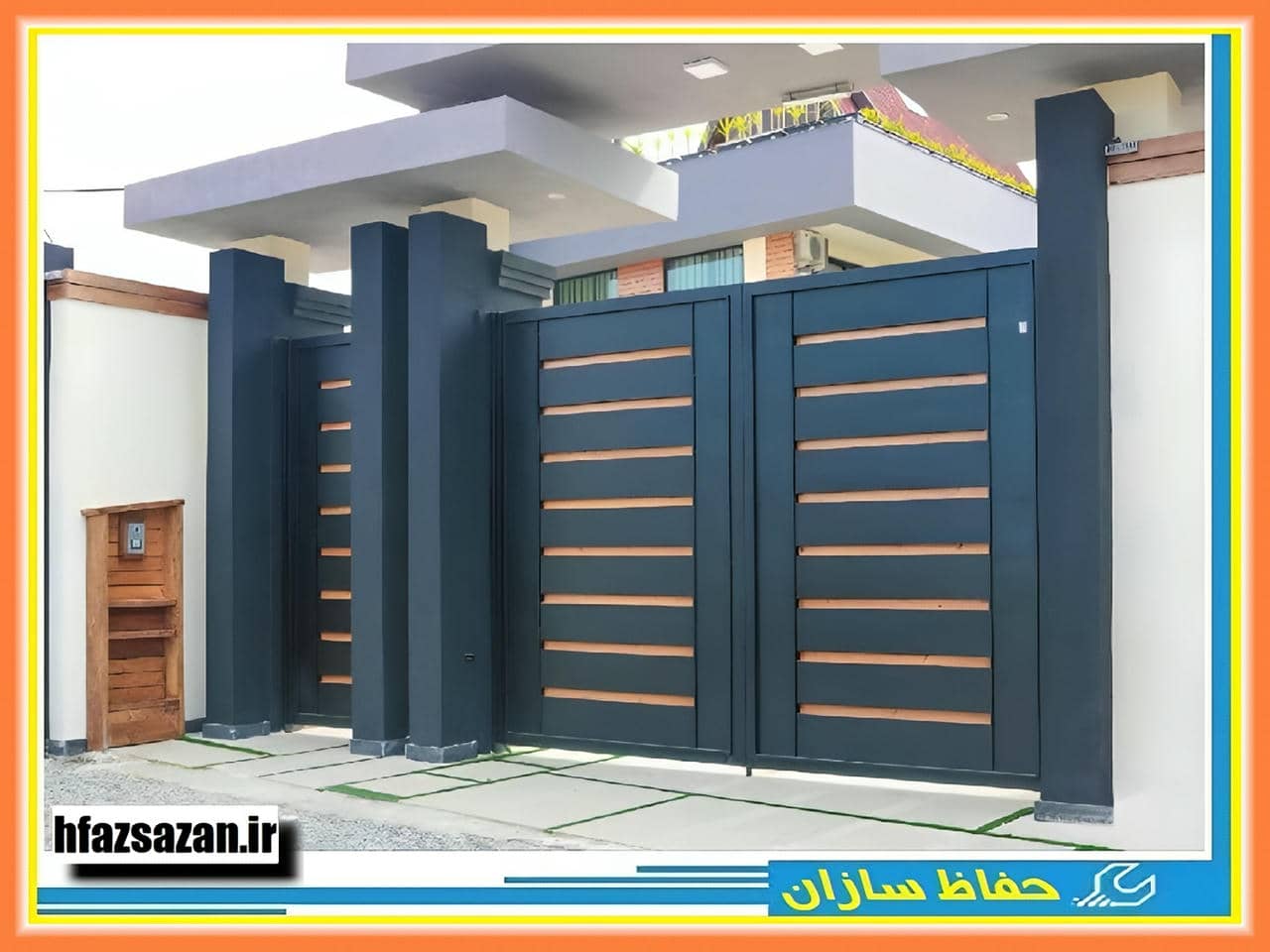درب ویلایی باغ | حفاظ سازان درب ویلایی باغ