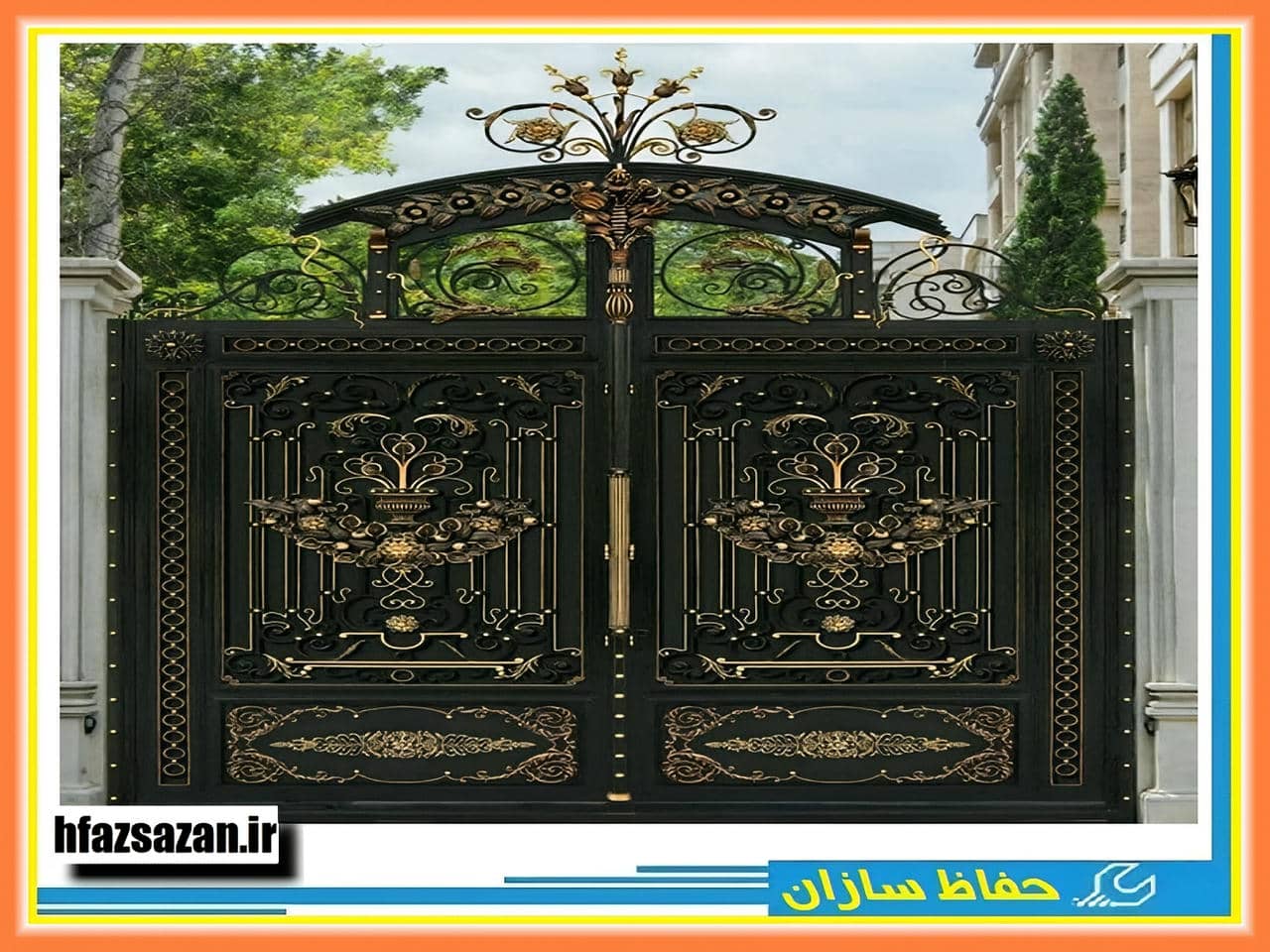 راهنمای کامل خرید انواع درب فرفورژه | حفاظ سازان راهنمای کامل خرید انواع درب فرفورژه