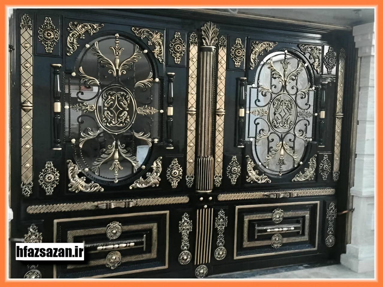 انواع درب ویلایی فرفورژه آهنی