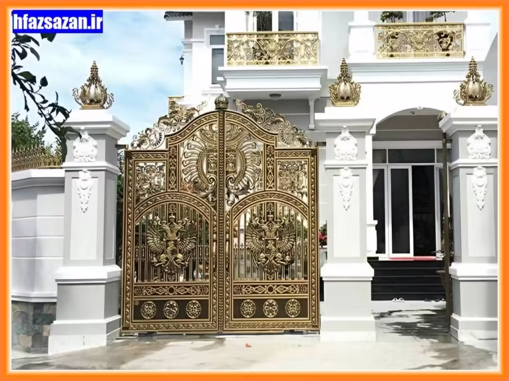 مدل های درب حیاط ویلایی و فلزی