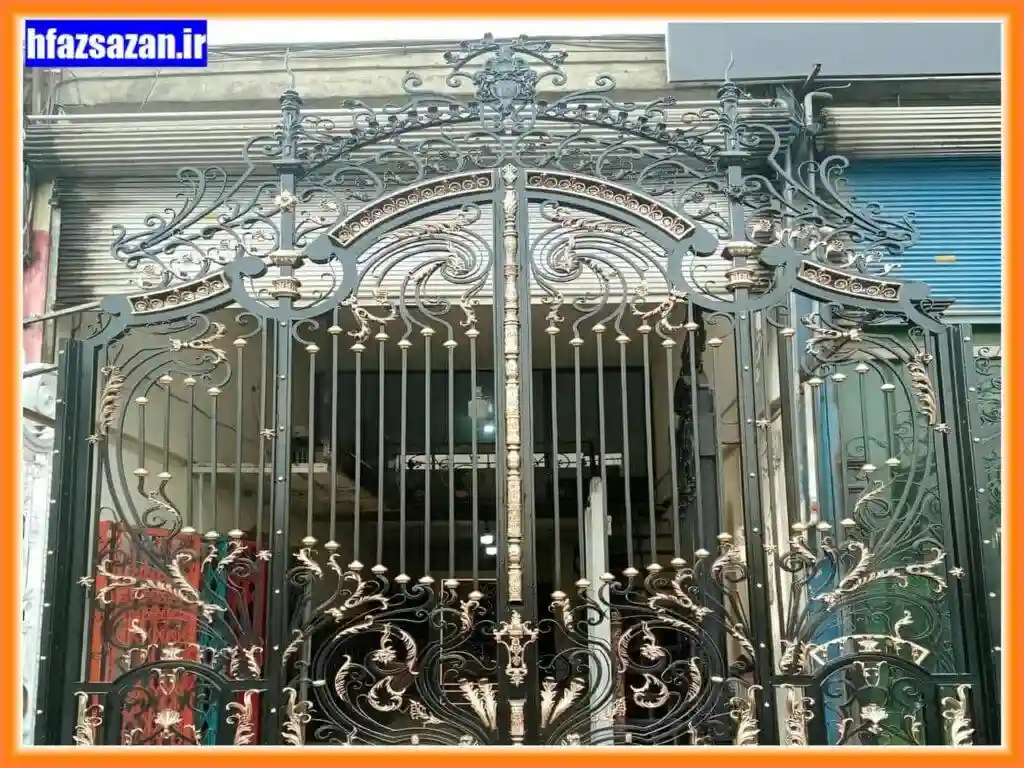 طراحی ویژه درب حیاط