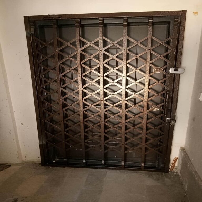 درب آکاردئونی تمام گل دوبل سه جداره