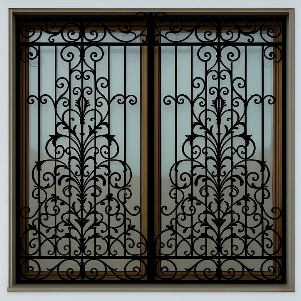 حفاظ پنجره مدل اشرافی زرین