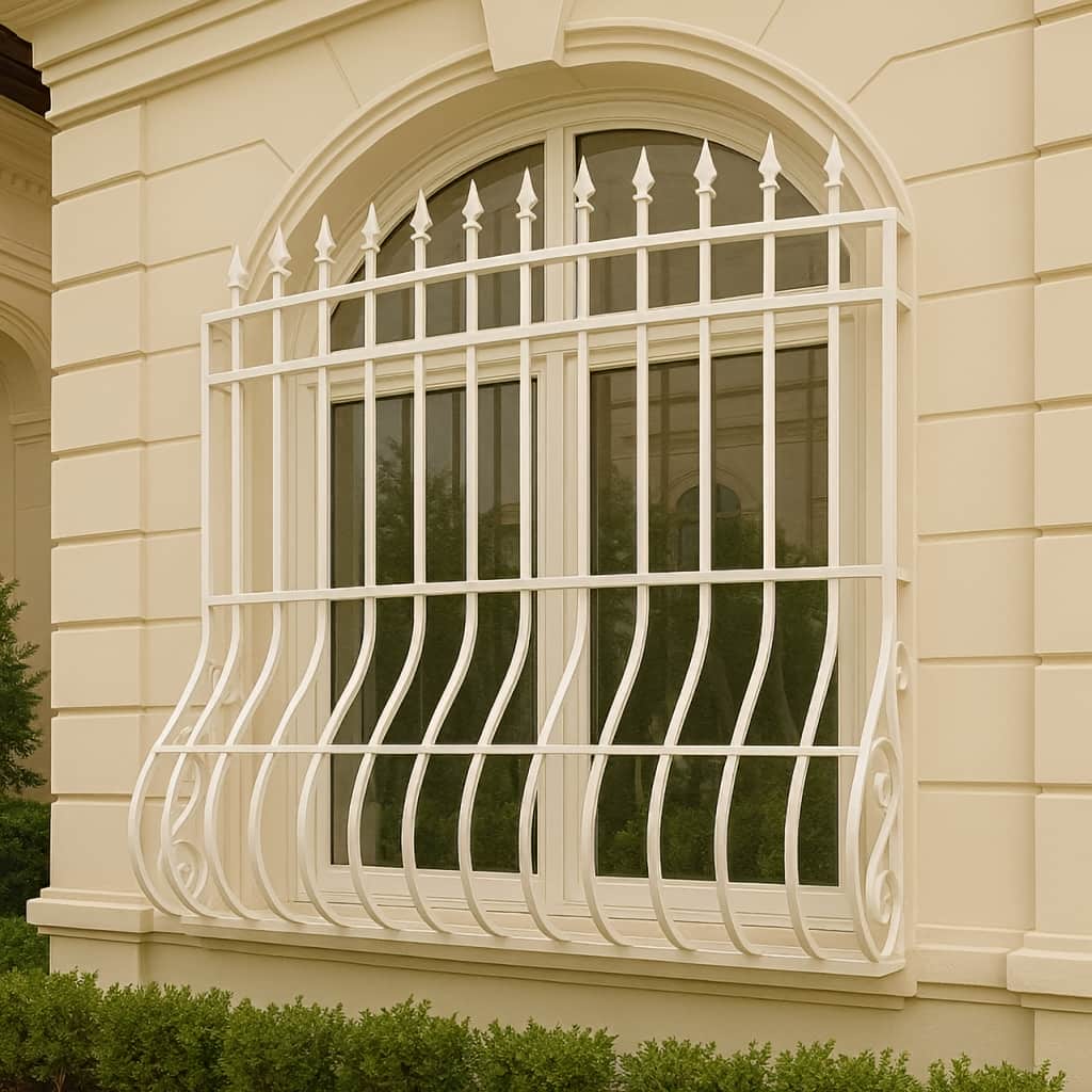 نصب حفاظ فلزی قوس دار