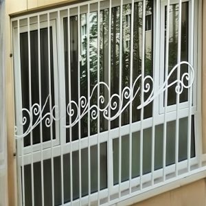 حفاظ پنجره مدل گل نیلوفری