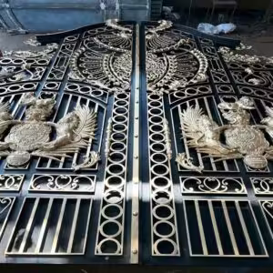 خرید درب پارکینگ فرفورژه لوکس شیک