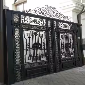 ایده درب ورودی ساختمان و آپارتمان لوکس برای نمای خارجی