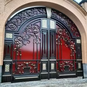 طراحی و ساخت درب پارکینگ فلزی