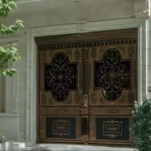 درب حیاط ساده و شیک