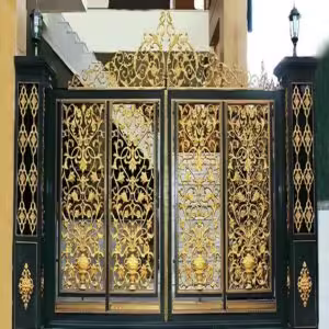 خرید درب ویلایی فرفورژه کلاسیک شیک