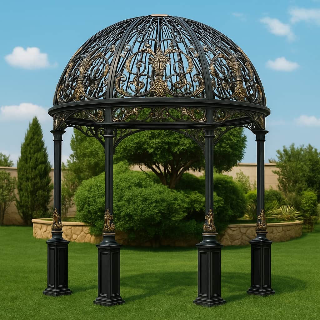 خرید و قیمت آلاچیق الیزه سفارشی فلزی