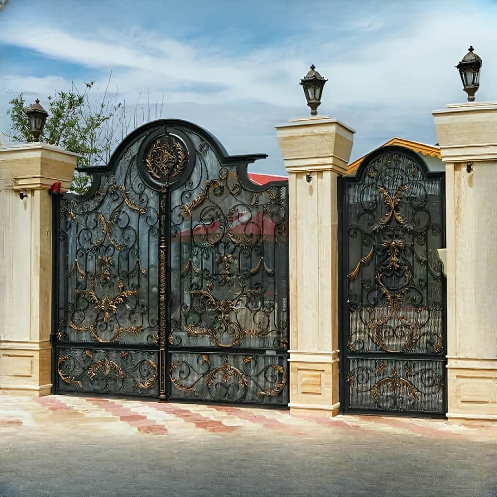 فروش مستقیم درب فلزی ترک فرفورژه