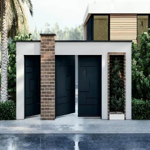 درب مدرن دیلایت مستطیل فلزی لوکس