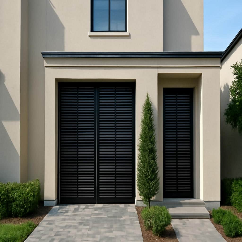 نصب درب مدرن لاینورا لولایی و ریلی