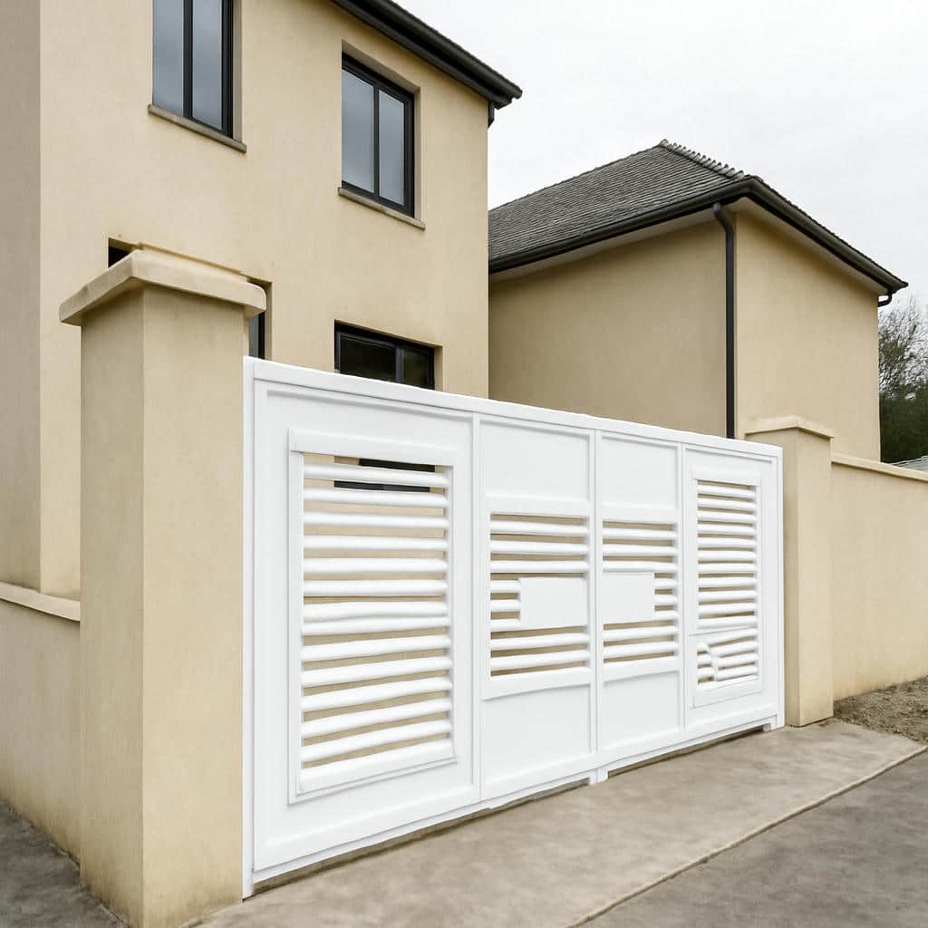 خرید درب مدرن لیلاک برای ورودی ویلا