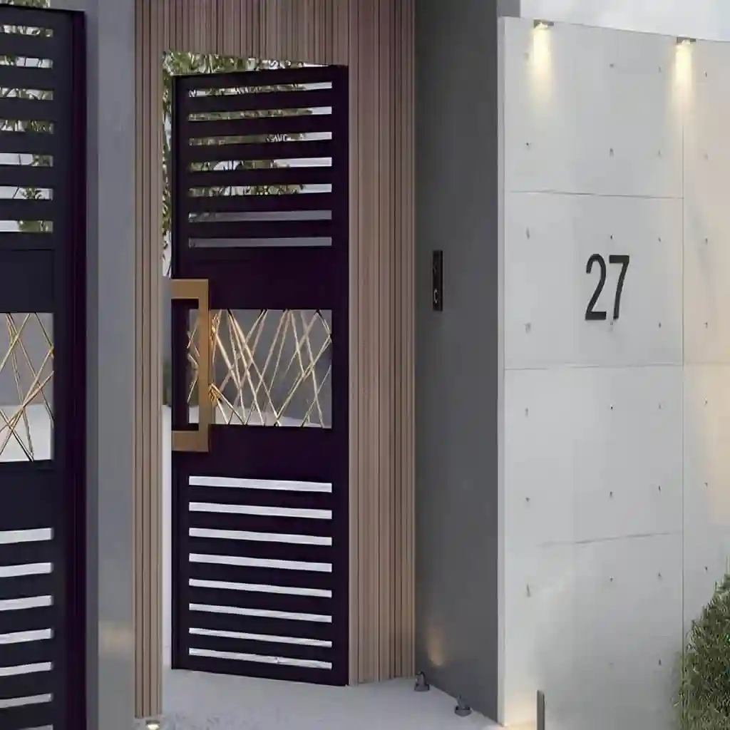 خرید درب مدرن موریس برای ورودی ویلا