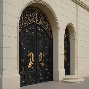 درب فلزی پروانه لوکس مدرن