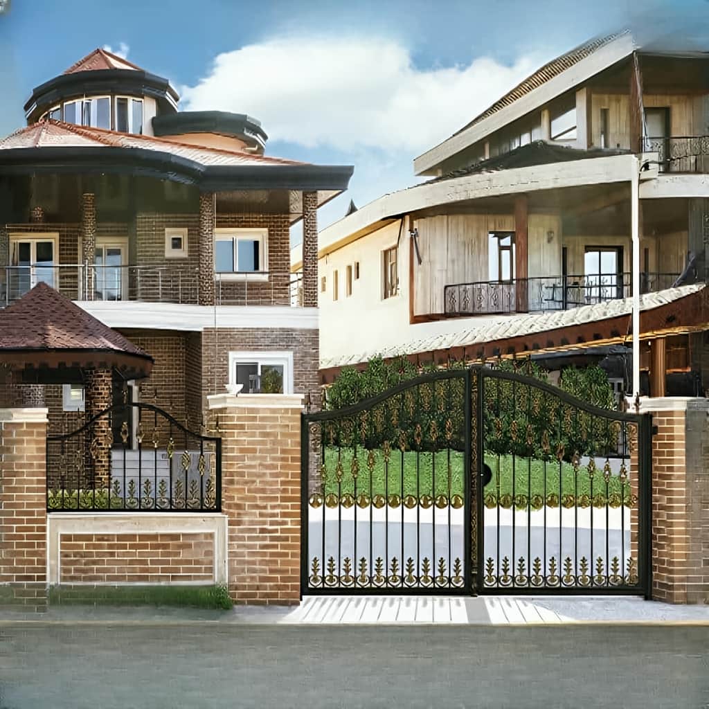 درب ارتفاع کوتاه ویلا و حیاط