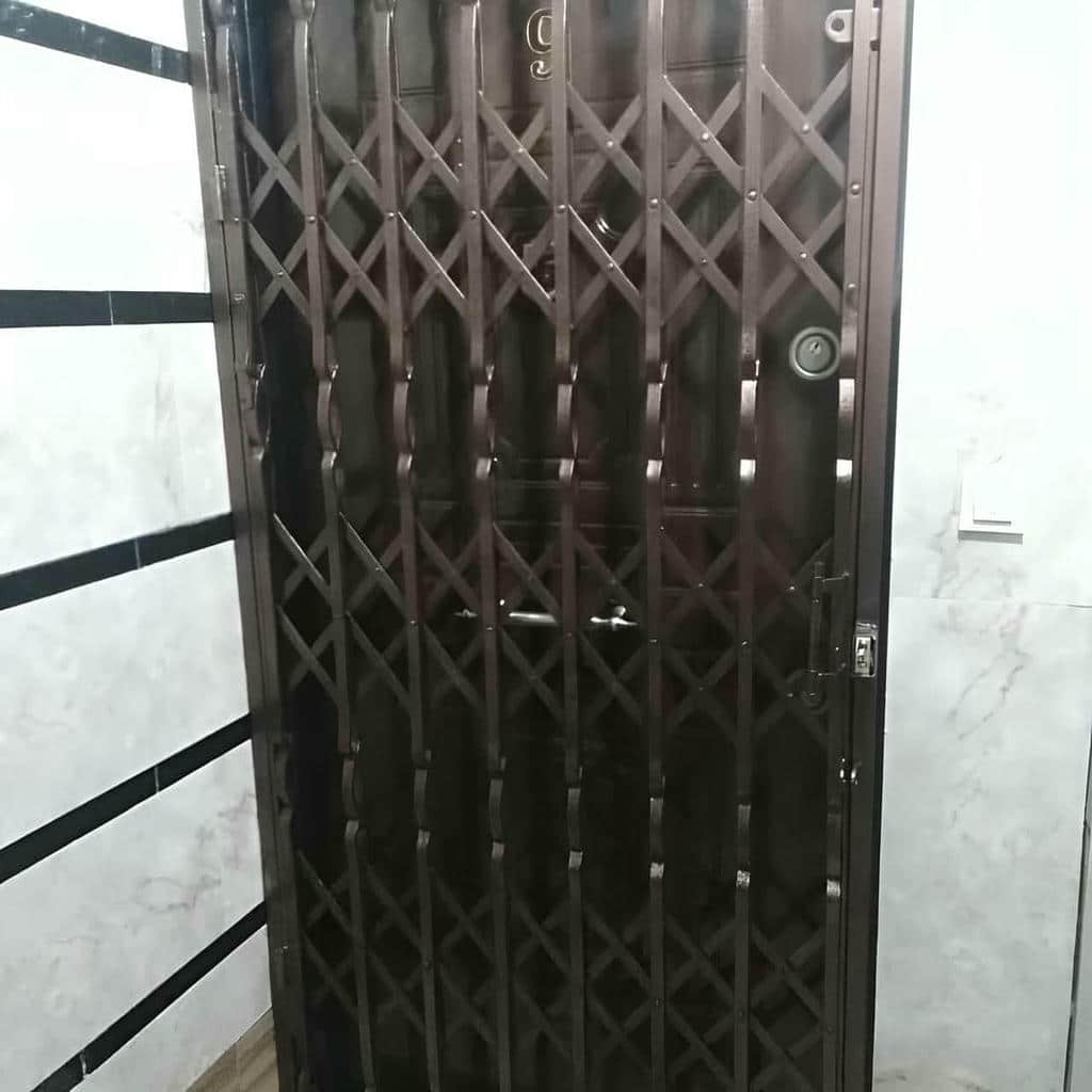 فروش درب آکاردئونی آپارتمان ساختار تاشونده در اشتهارد