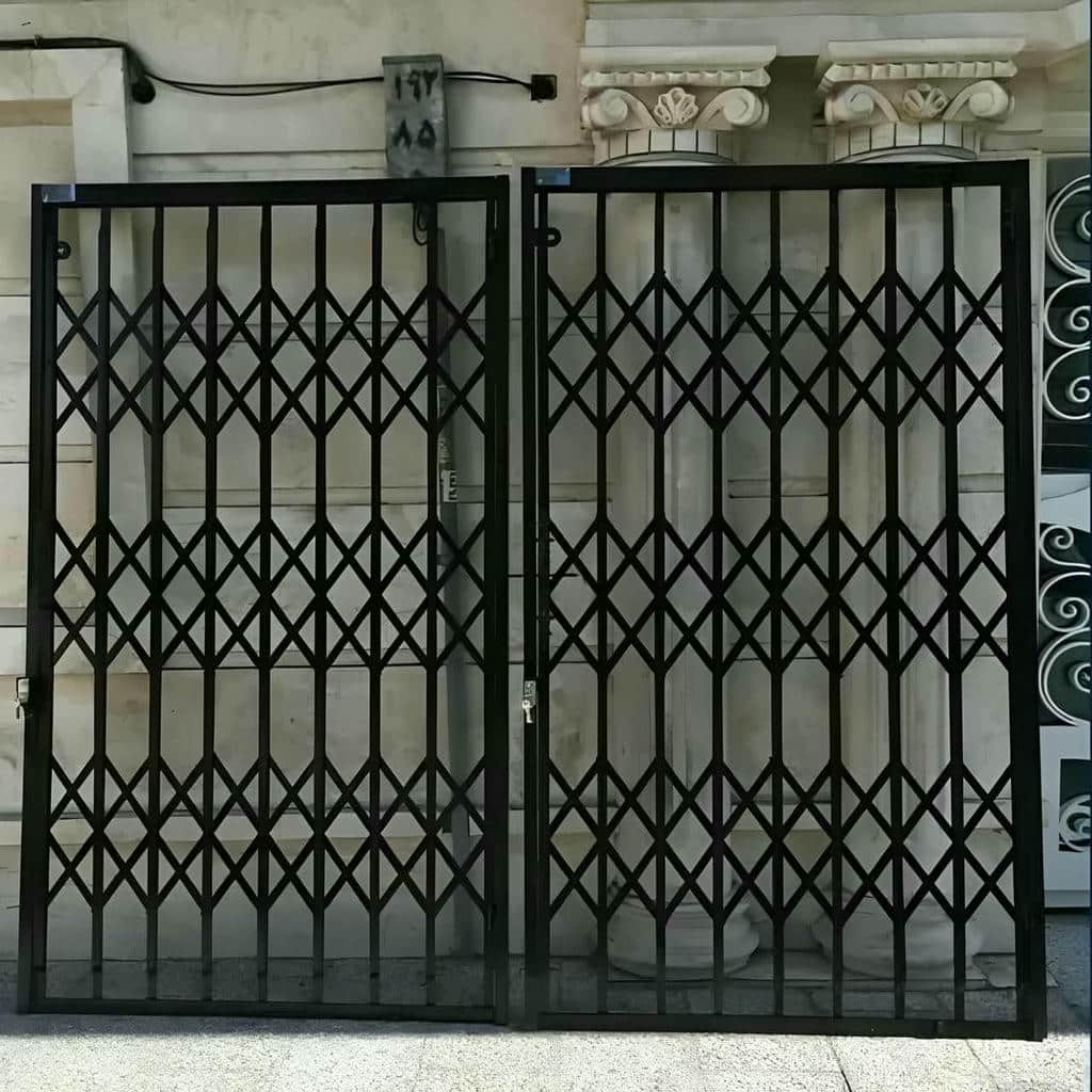 نصب درب آکاردئونی حفاظ آپارتمان درب ضدسرقت در ملارد