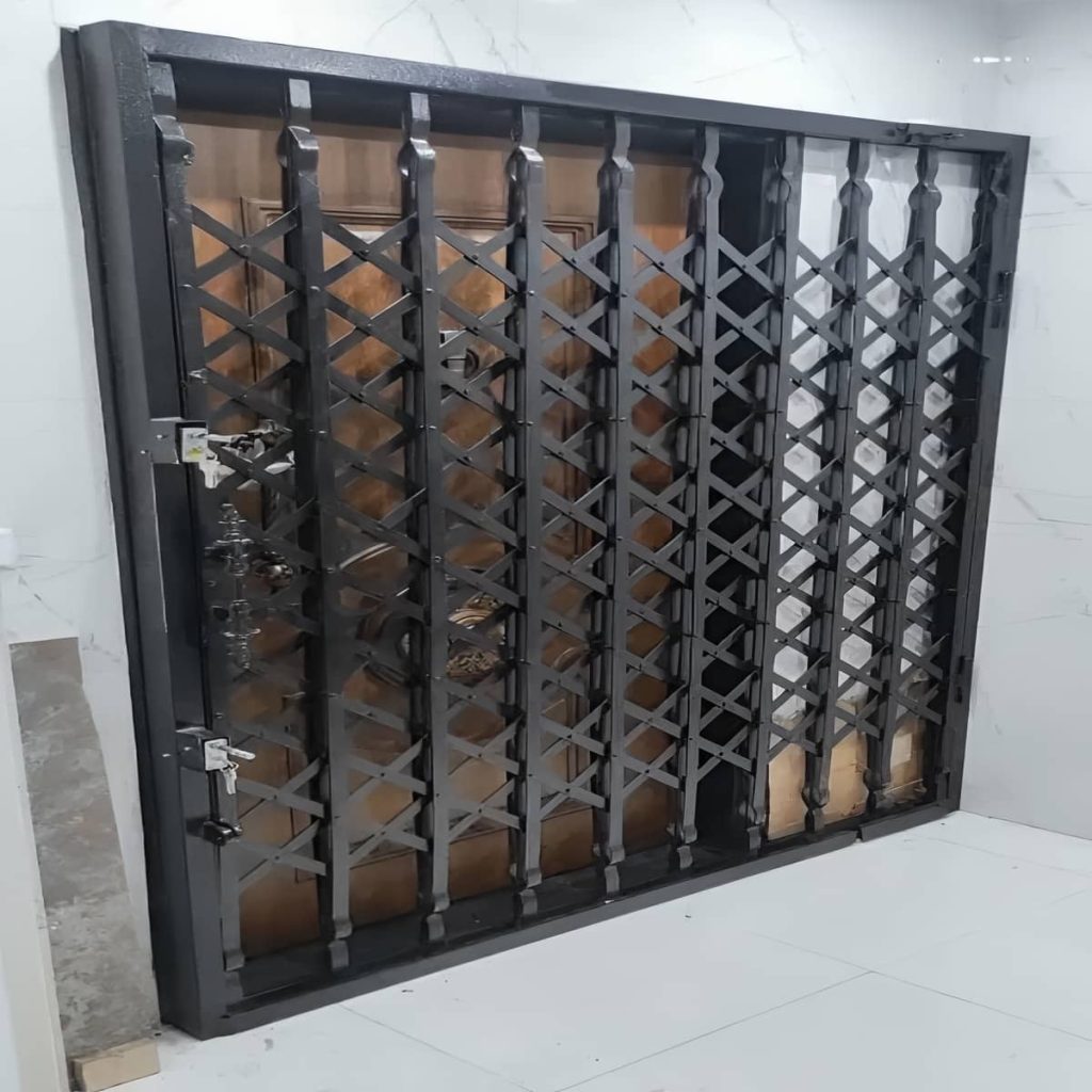 فروش درب آکاردئونی حفاظ آپارتمان ریل روان در آمل