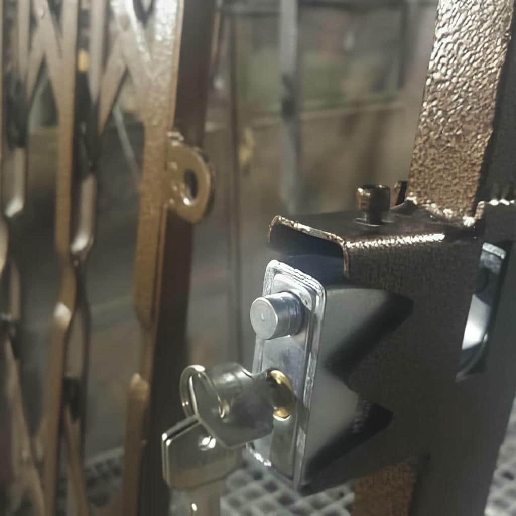 درب آکاردئونی آپارتمان در مهرشهر کرج