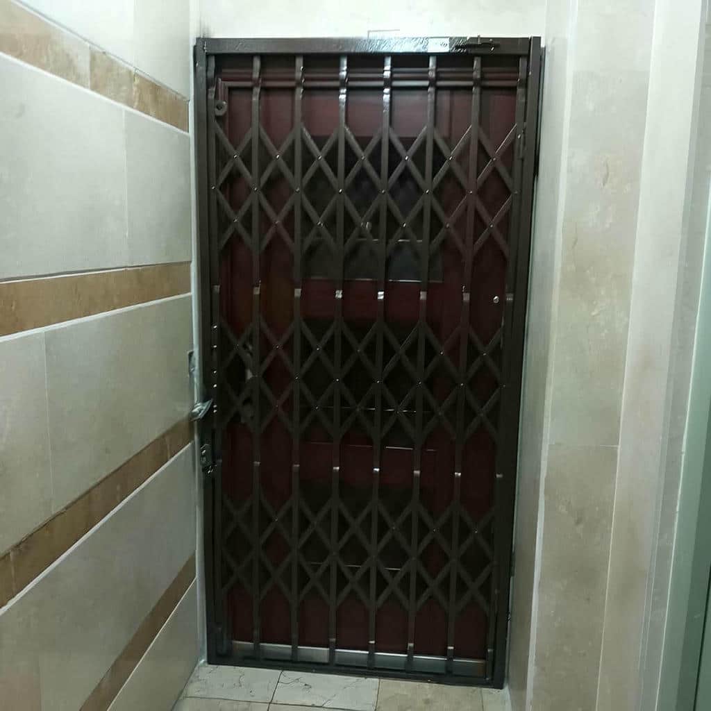فروش درب آکاردئونی حفاظ آپارتمان درب ضدسرقت در کرج