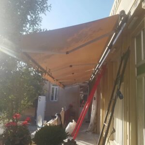 سایه بان برقی در قشم