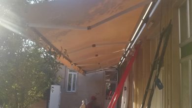 سایه بان برقی در قشم