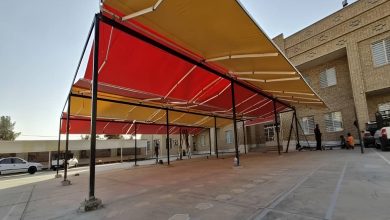 سایه بان برقی در ساری