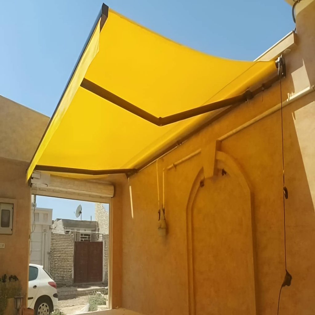 نصب سایه بان برقی اتوماتیک در گنبدکاووس