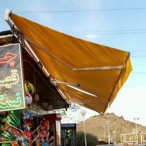 سایه بان برقی در رشت