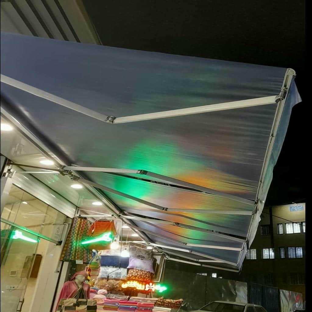 نصب سایه بان برقی پارچه ضدآب در شهرکرد