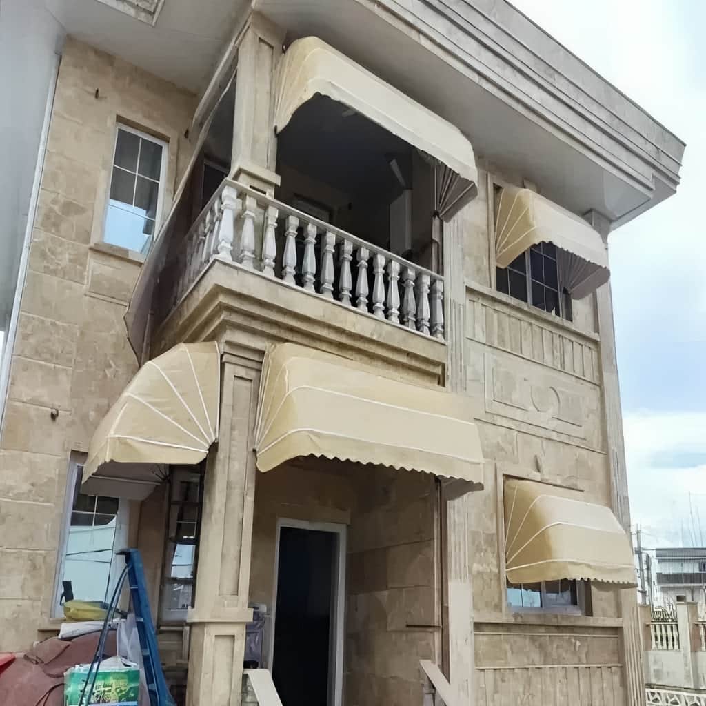 نصب سایه بان برقی ضد UV در بابل