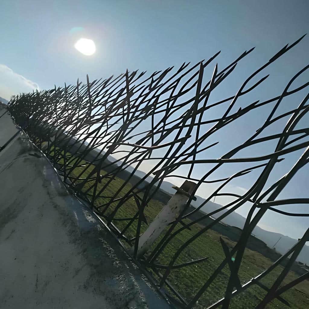 کارخانه حفاظ شاخ گوزنی نرده دیوار در استان مازندران