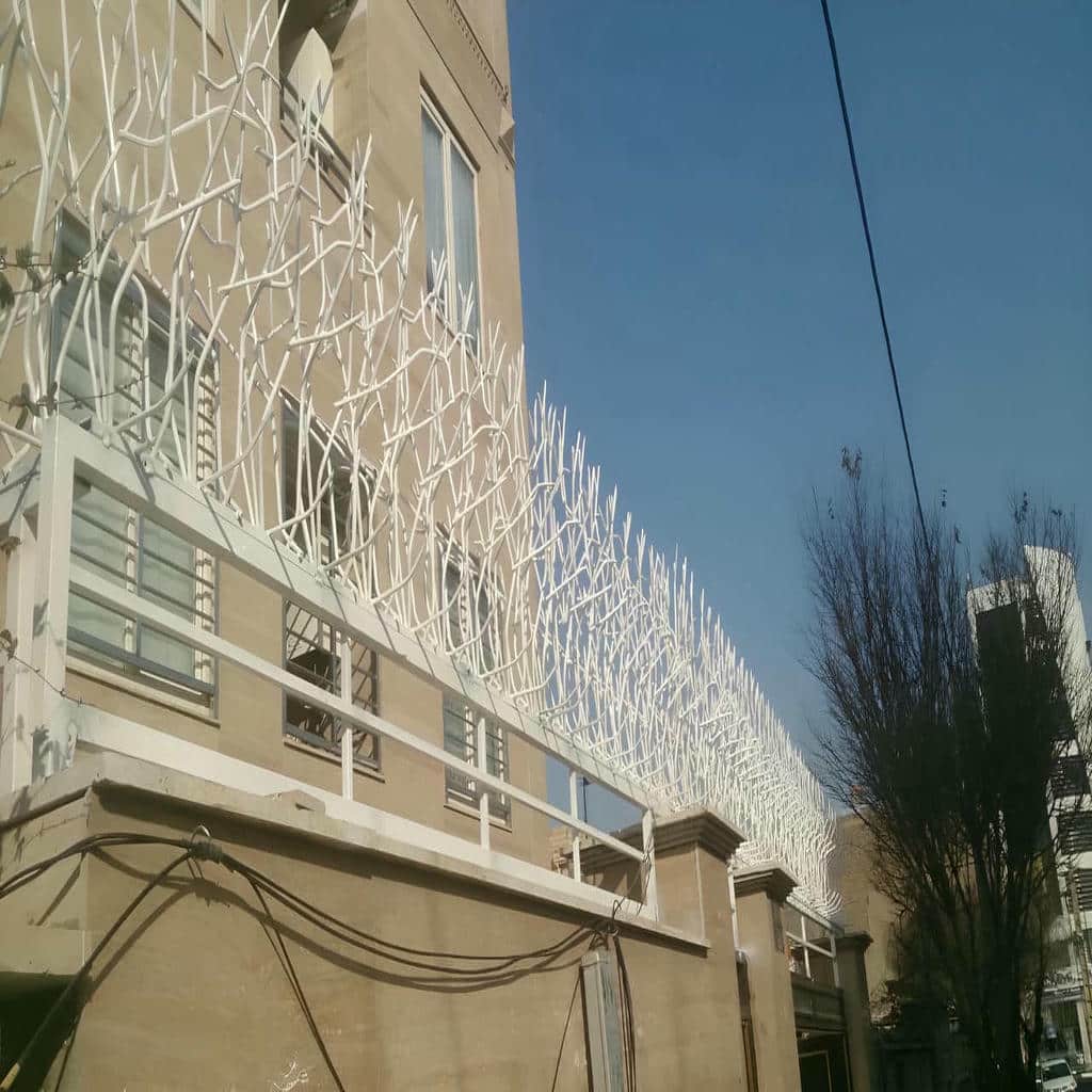 نصب حفاظ شاخ گوزنی رنگ ضدزنگ در زاهدان