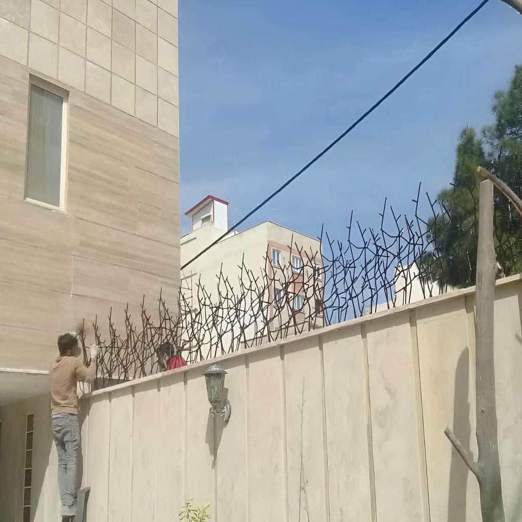 نصب حفاظ شاخ گوزنی ضدزنگ در شهریار