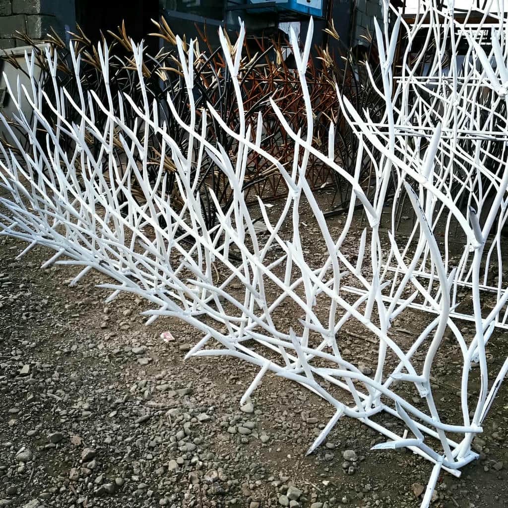 نصب حفاظ شاخ گوزنی میلگرد مقاوم در یاسوج