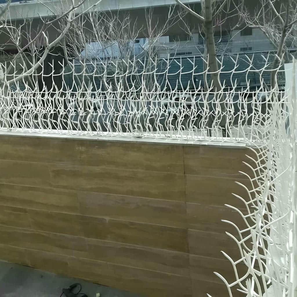 نصب حفاظ شاخ گوزنی ضدزنگ در فشم