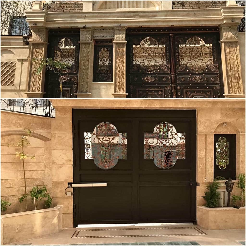 نصب جک برقی درب پارکینگ تجاری در کیش