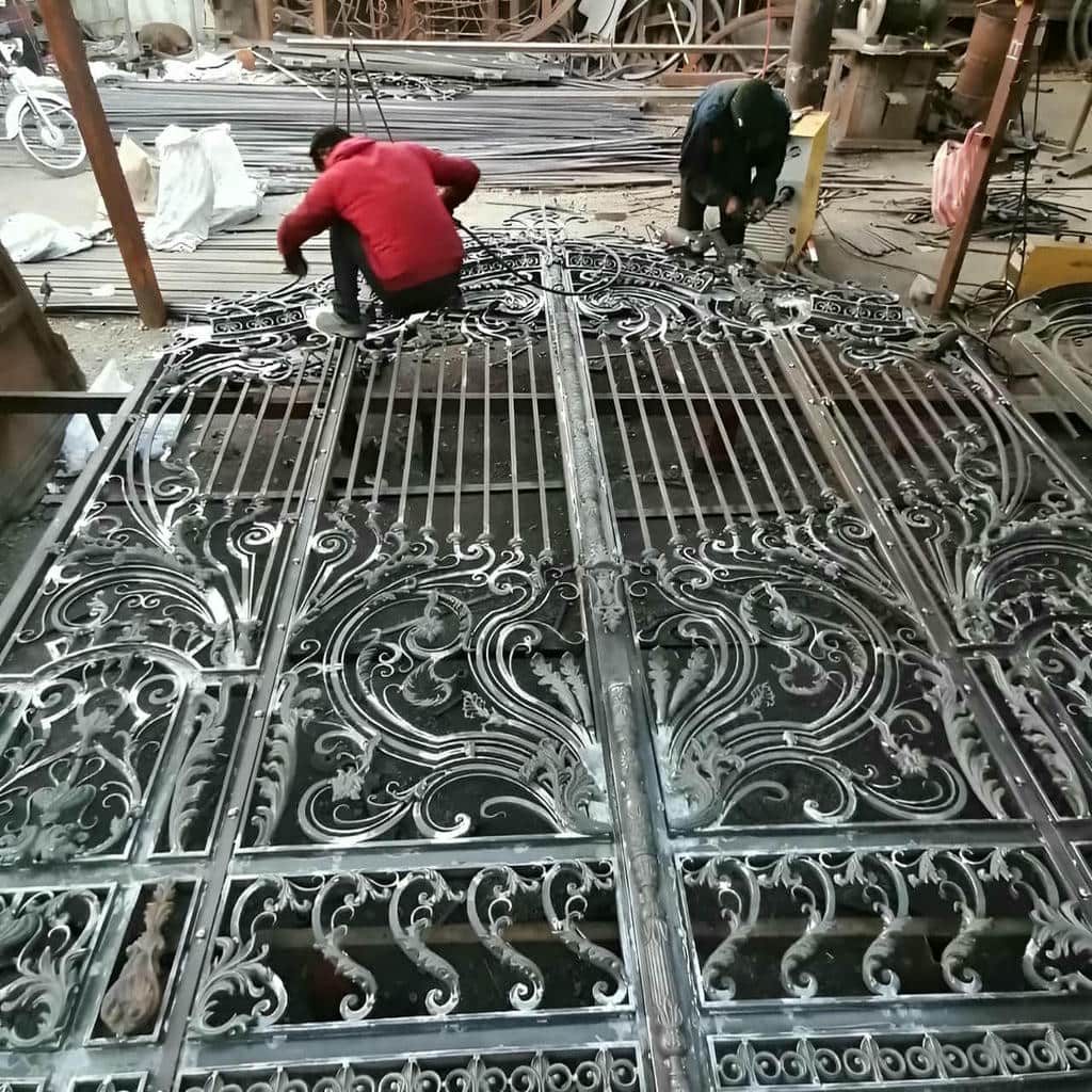 کارخانه درب حیاط ضخامت آهن در بابل
