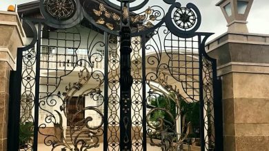 درب حیاط در پردیس