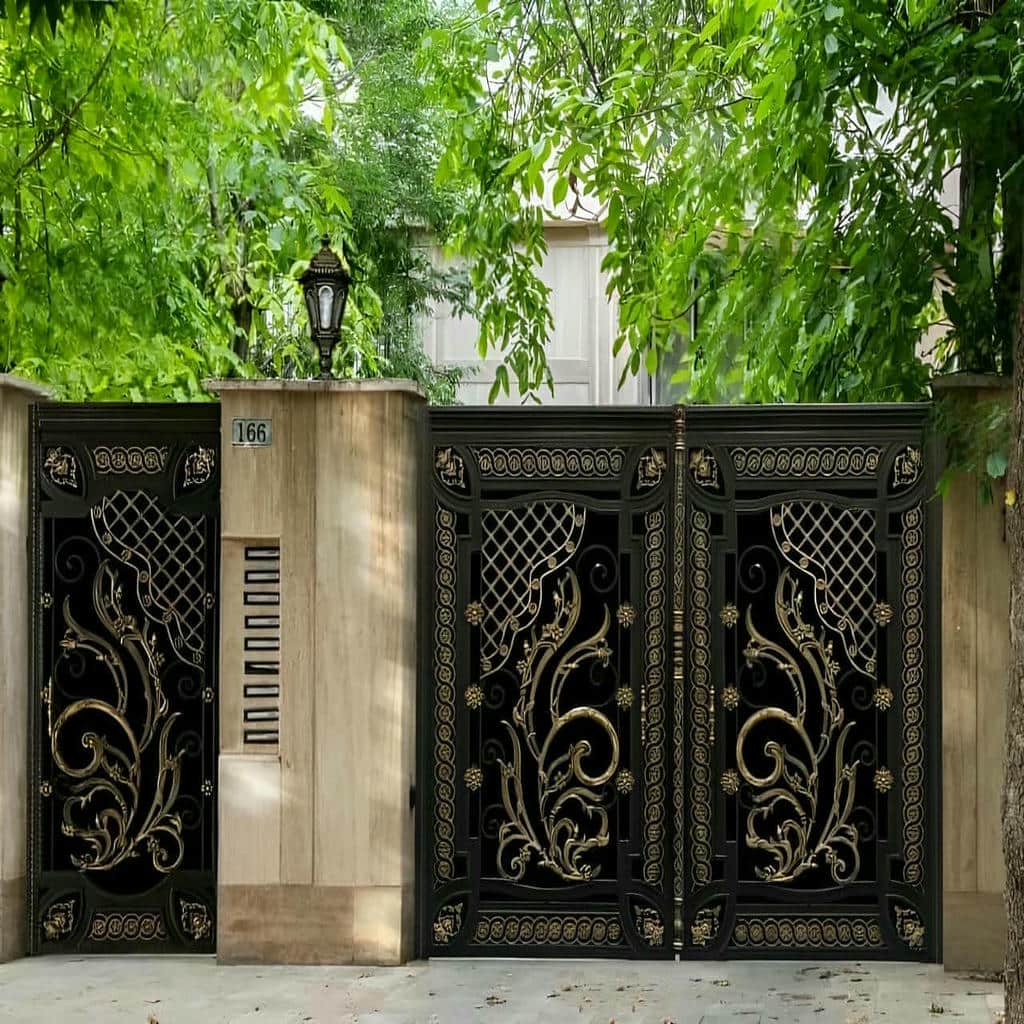 کارخانه درب حیاط مدرن در اشتهارد