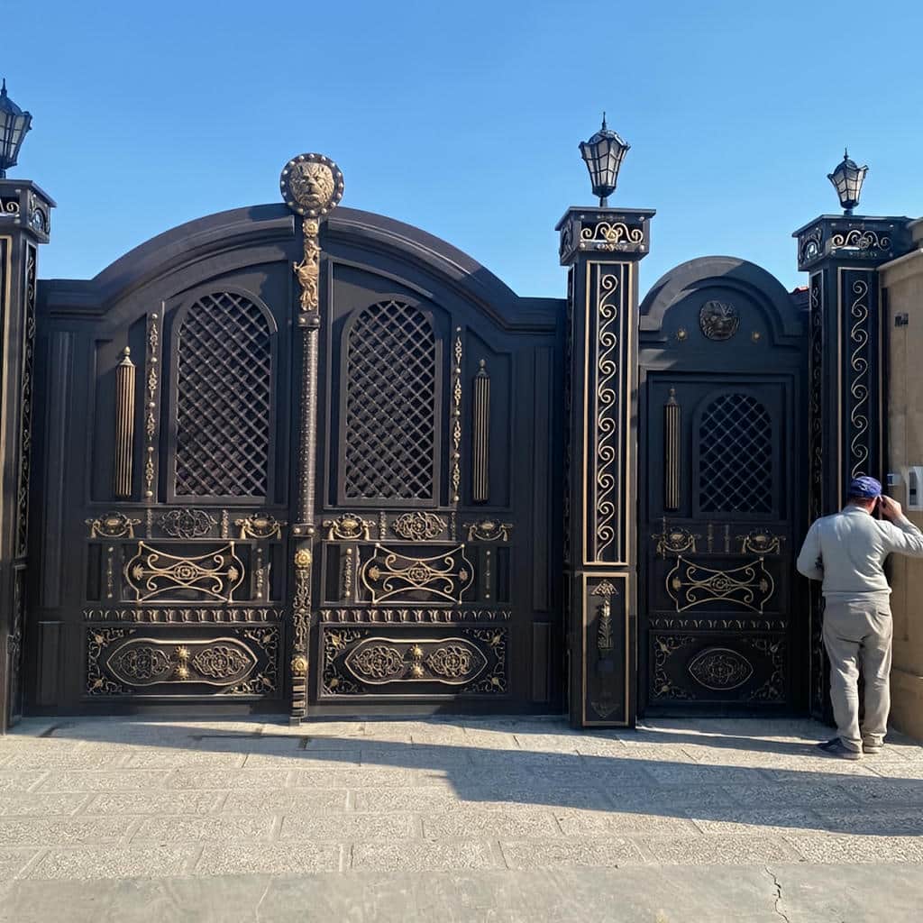 خرید درب حیاط بازدید محل در بندر انزلی