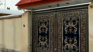 درب حیاط در بومهن